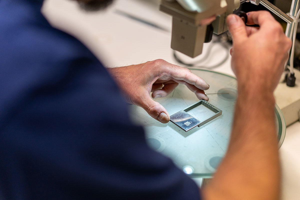 Inspection visuelle par microscope électronique